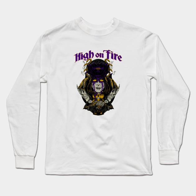 BLACK LOTUS Long Sleeve T-Shirt by Mey X Prints